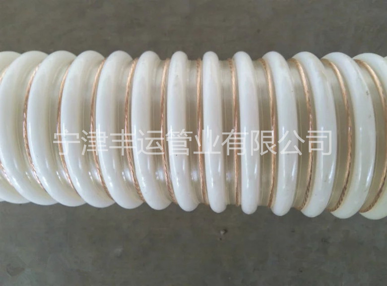 PU谷物输送管 透明塑料螺旋管批发