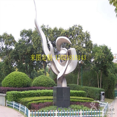 上海定制不锈钢校园雕塑大型景观