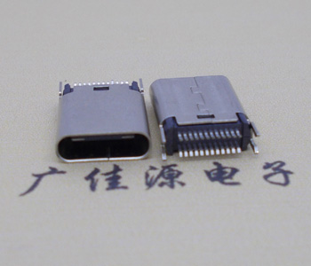 Type-C3.1母头夹板1.0 长10.5mm立式母座