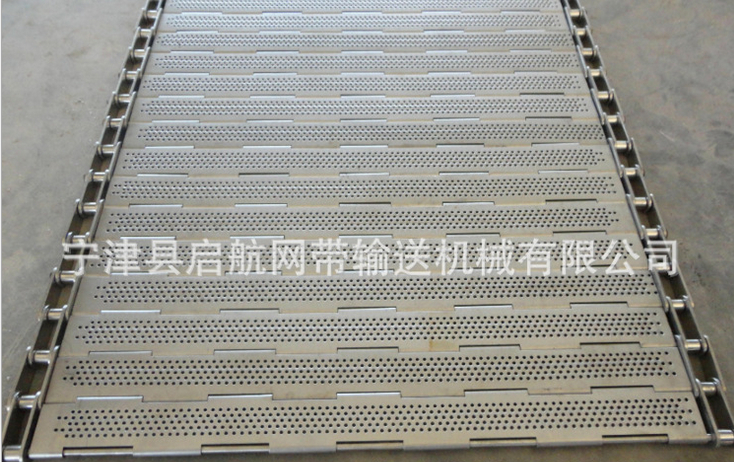宁津专业生产304不锈钢链板输送机链板厂家生产定制