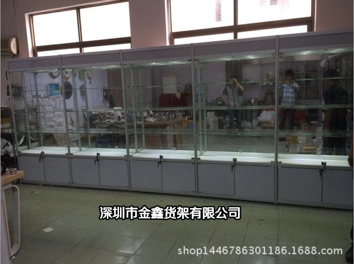 样品展示柜订做 深圳展示玻璃柜厂家 样品展示玻璃柜供应商图片