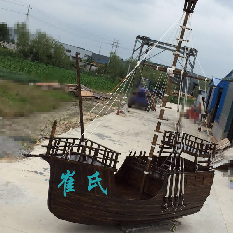 供应厂家直销景观船装饰海盗船图片