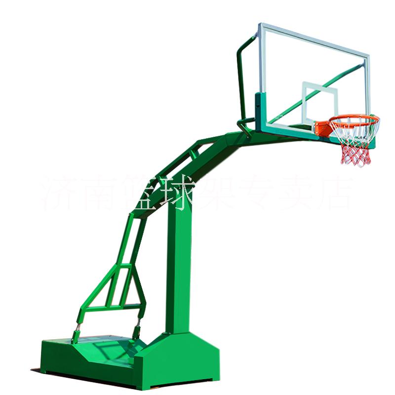 凹箱篮球架 室外移动篮球架 钢化玻璃篮板 济南篮球架