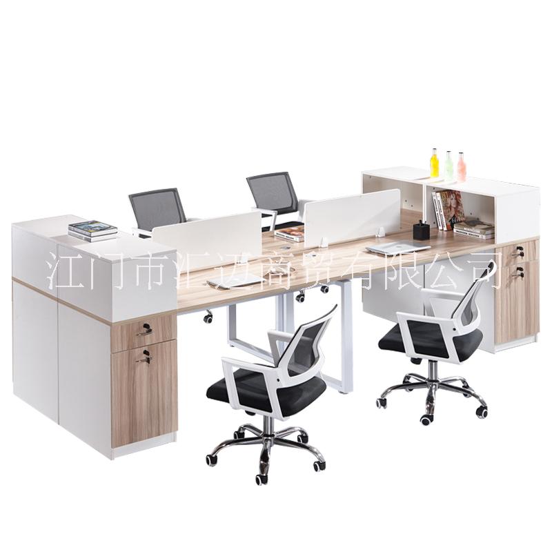 汇迈 办公家具 屏风四人办公桌 组合型办公桌 卡座办公桌 职员电脑桌