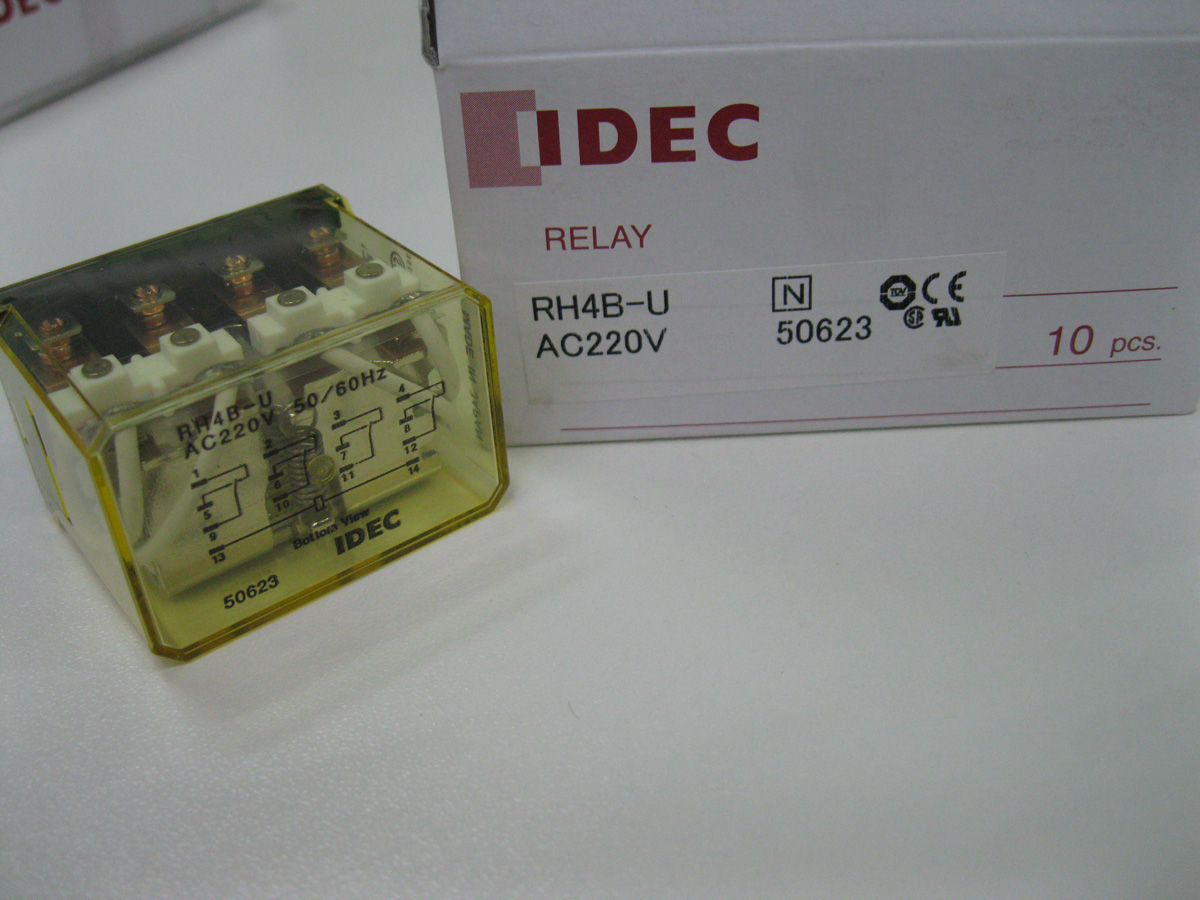 IDEC原装正品 RH系列功率继电器 带照明指示  RH4B-UL和泉继电器