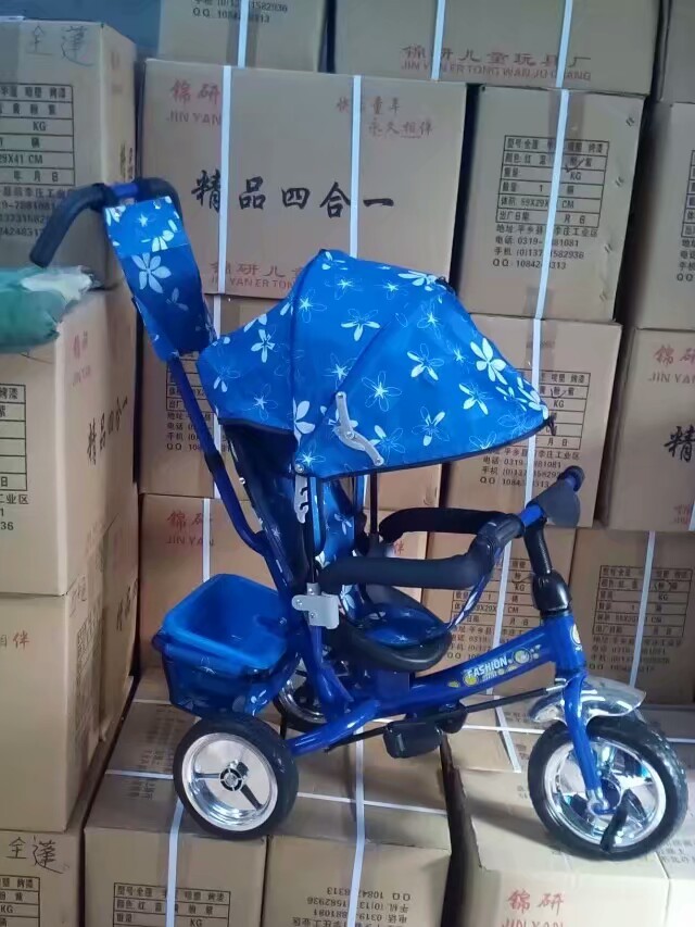 锦研童车生产厂家 儿童三轮车图片