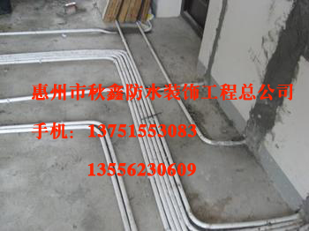 惠州专业水电安装 室内外装修工程 惠州水电安装 江北套房水电安装