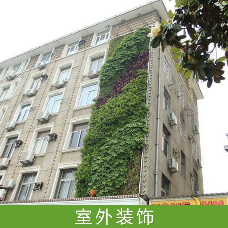 外墙垂直绿化工程室外装饰墙上花园模块式活体植物墙阳台绿化装饰