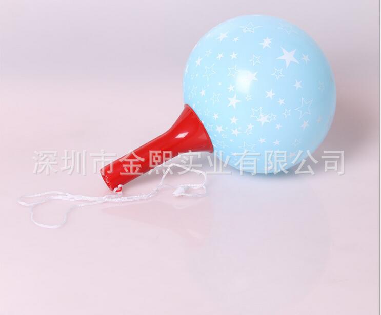 气球玩具儿童玩具 环保塑胶摇摇球  可印图案 自动闭气 晃动发声图片