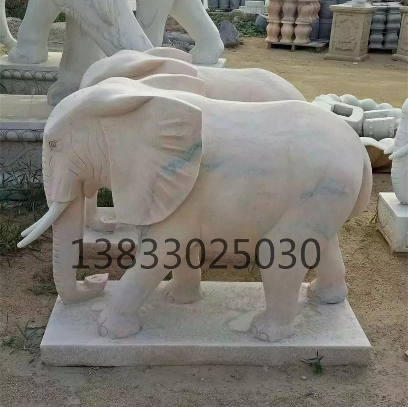 保定市石雕大象  狮子  各种雕塑厂家