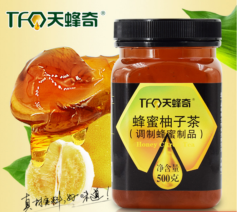 蜂蜜柚子茶洋批发、蜂蜜原料批发及代加工，厂家直销蜂产品定制