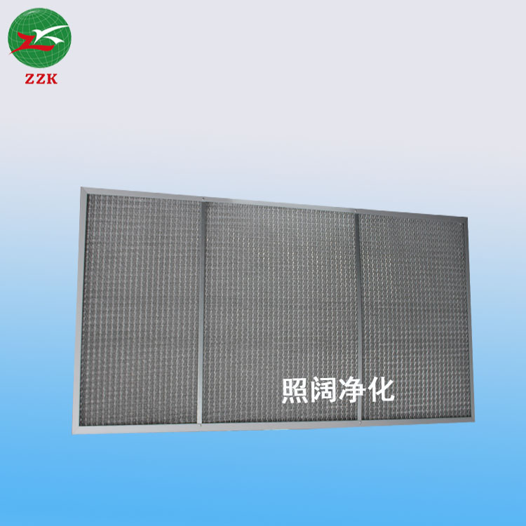 G4初效不锈钢框平板可更换式过滤  上海市过滤器厂 板式过滤器 可更换式过滤器 初效滤网