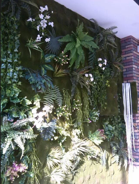 仿真植物墙 人造植物墙形象墙装饰批发