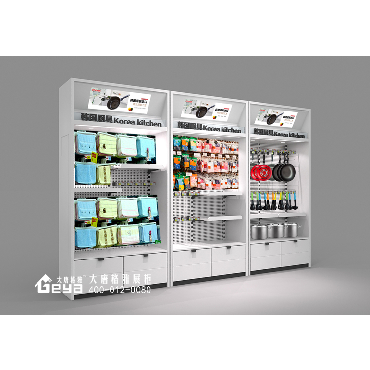 南京厨具展示柜-超市货架订制厂家南京厨具展示柜-超市货架订制厂家-烤漆柜台生产制作
