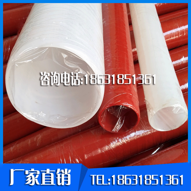 工业大口径硅胶管 食品级硅胶软连接管 耐高温硅胶套管