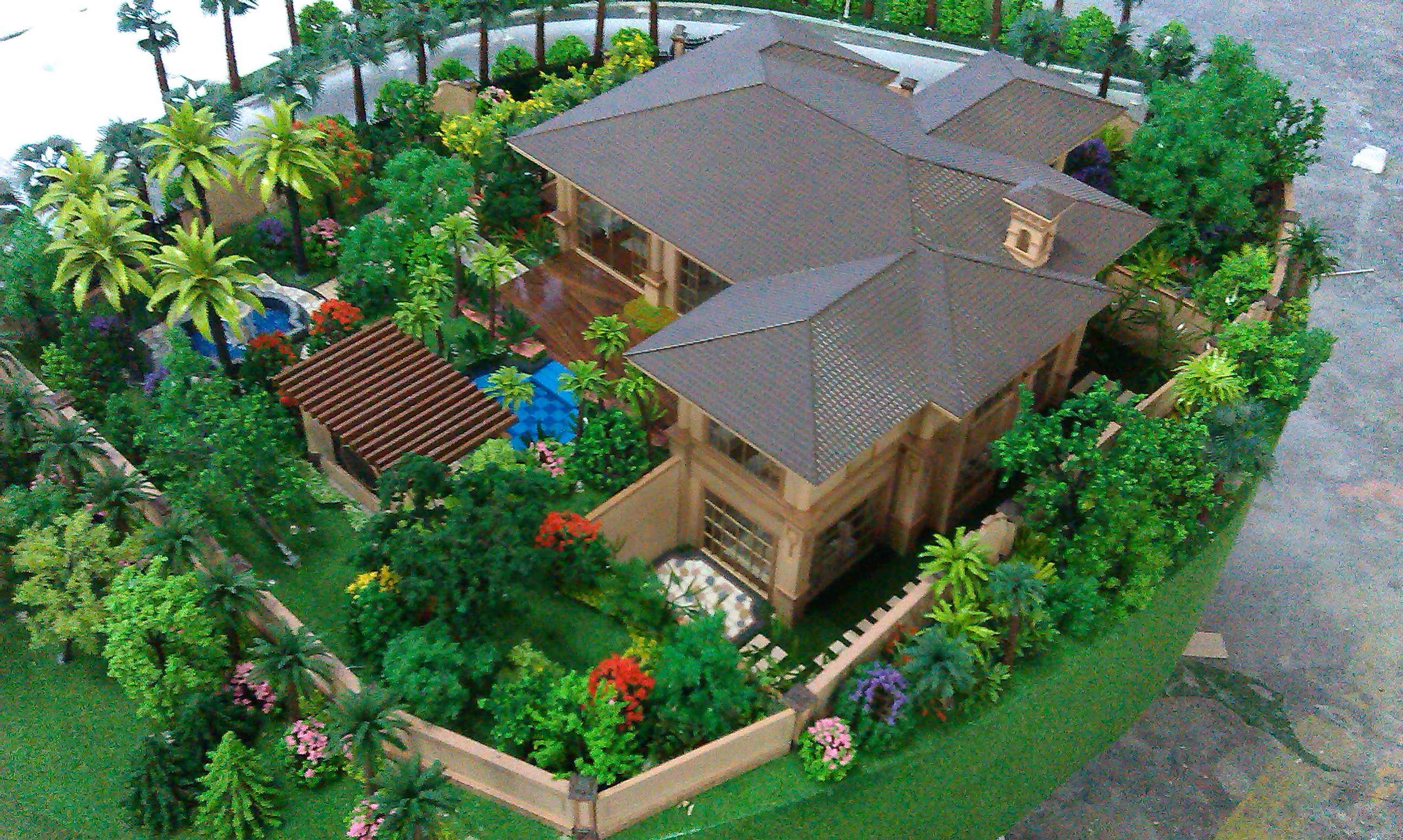 单体别墅模型、智能家居模型图片