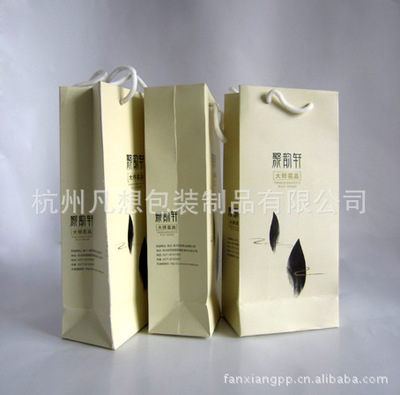 杭州印刷厂专业生产【手提袋】300克白卡纸袋图片