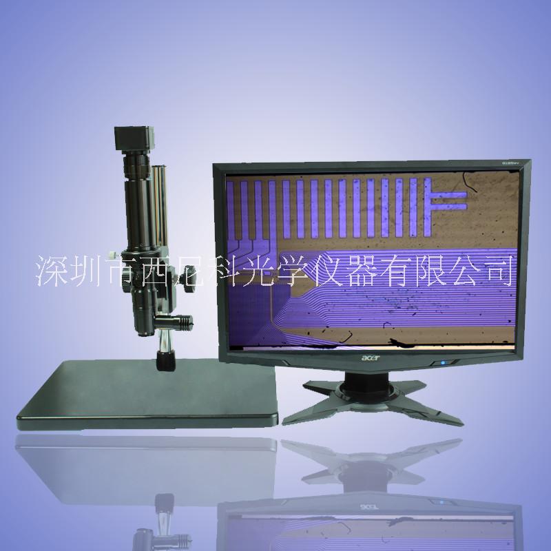 供应USB同轴光显微镜 高倍率 可拍照ITO导电玻璃显微镜 同轴光显微镜 导电玻璃显微镜图片