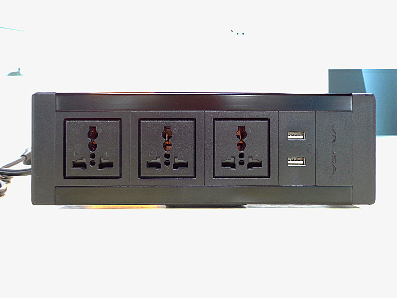 多功能线盒USB充电办公插/桌面插座VRUSA办公插座解方案