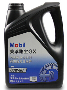 美孚（Mobil）路宝GX手动变速箱油齿轮油波箱油80W-90 GL-4 4升 美孚（Mobil）路宝变速箱油图片
