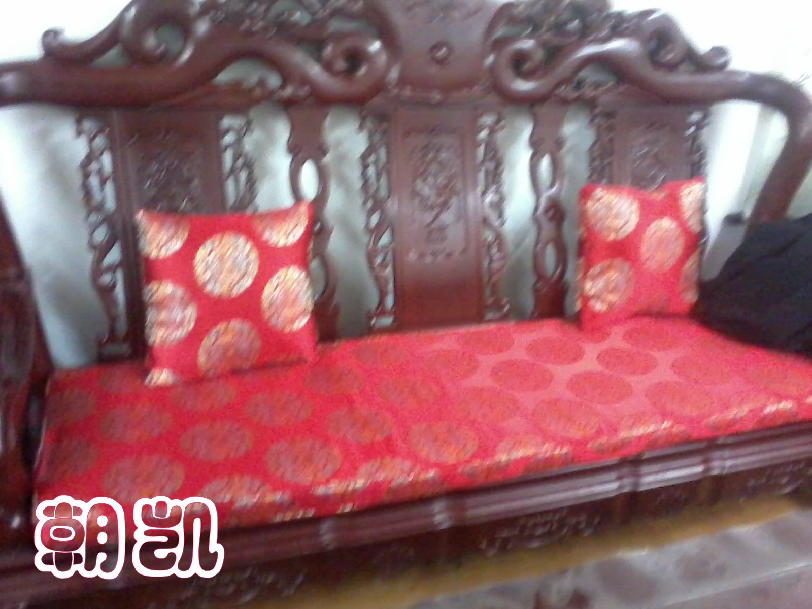 供应红实木沙发坐垫红木沙发坐垫定做沙发套飘窗垫图片
