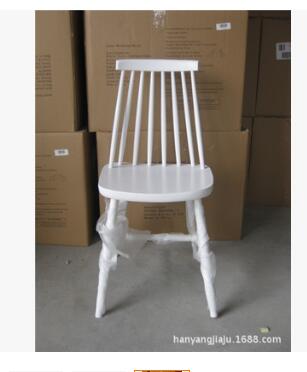 欧美田园风温莎椅厂家直销实木竖条靠背欧美田园风温莎椅实木椅子休闲椅餐椅咖啡椅