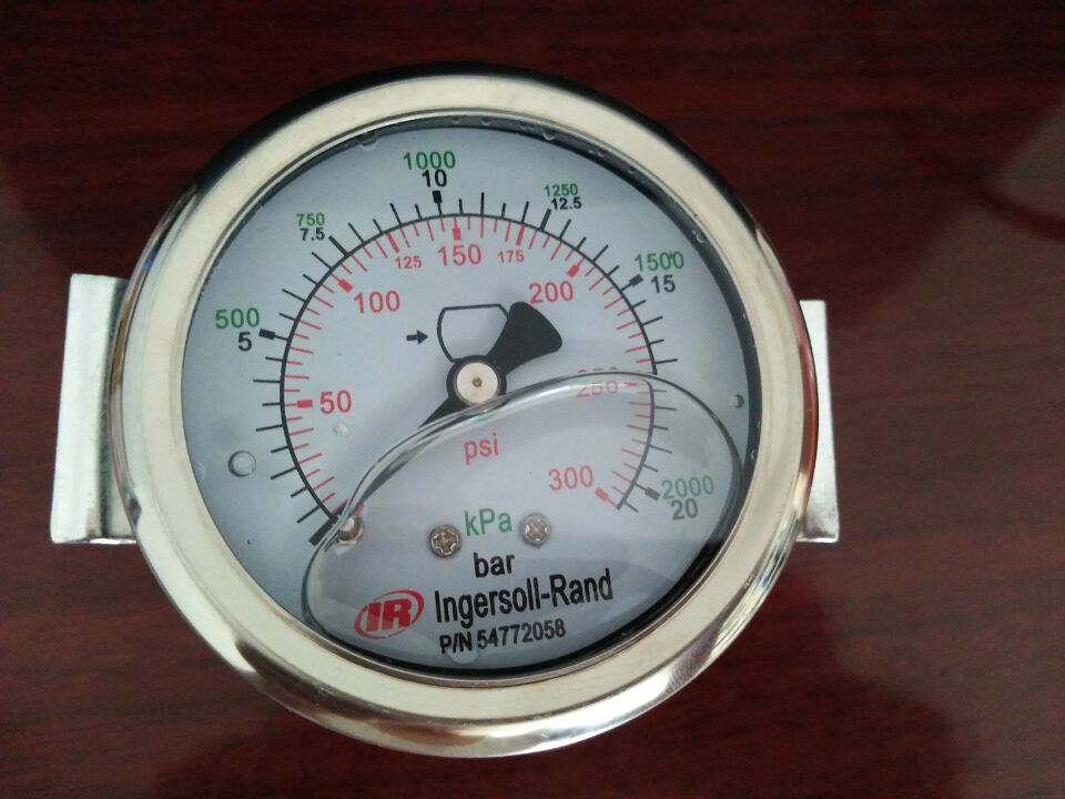 新疆英格索兰空压机压力表54772058，  乌鲁木齐英格索兰压力表图片