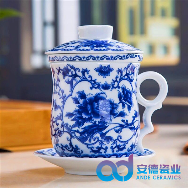 景德镇陶瓷茶杯 高档陶瓷茶杯批发