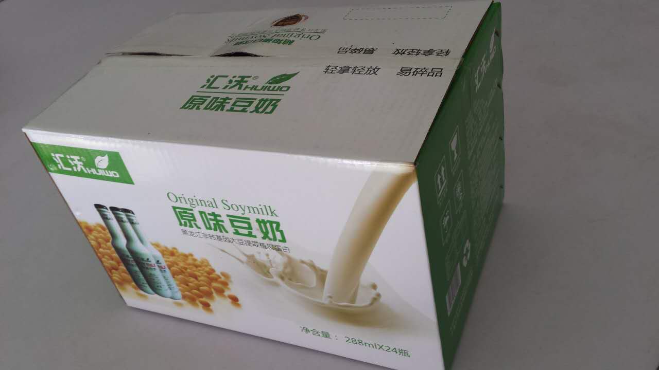 上海市汇沃豆奶玻璃瓶268ML厂家