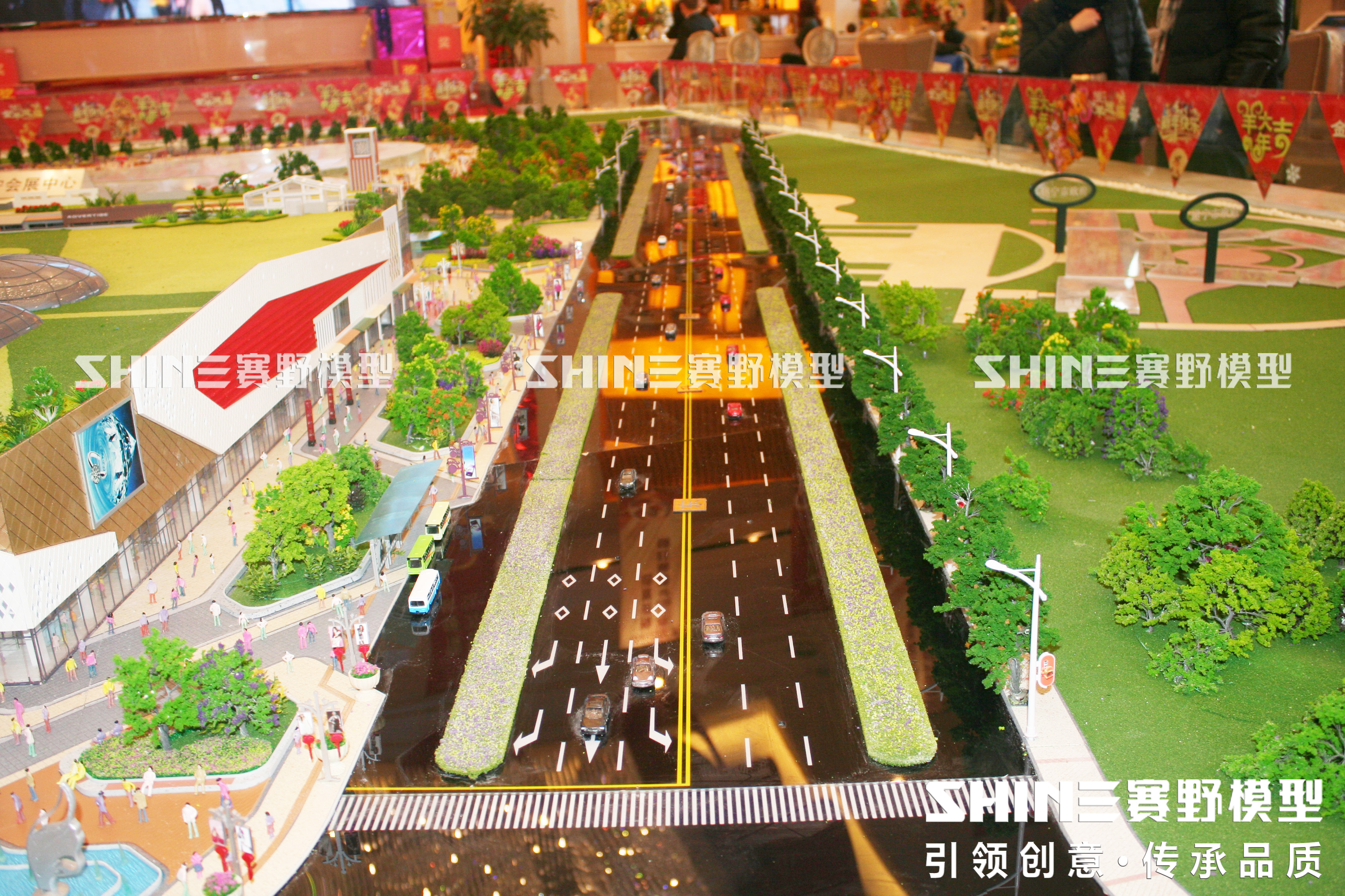 四川遂宁万达广场城市综合体模型图片