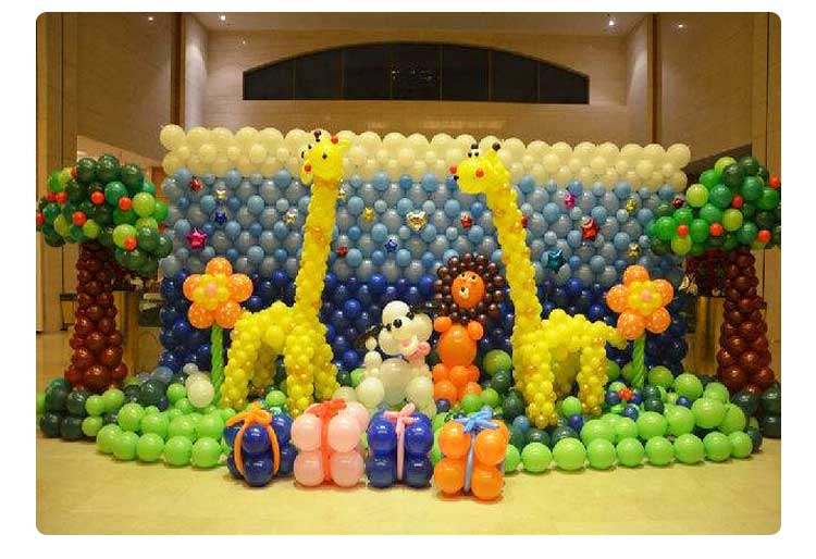 北京派对气球装饰，求婚气球，4S店气球装饰。儿童节气球