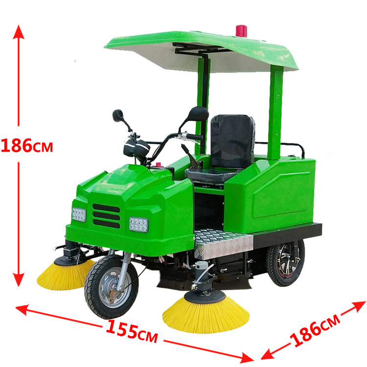 惠阳电动扫地车驾驶式滚刷电动扫路机电瓶式扫路车