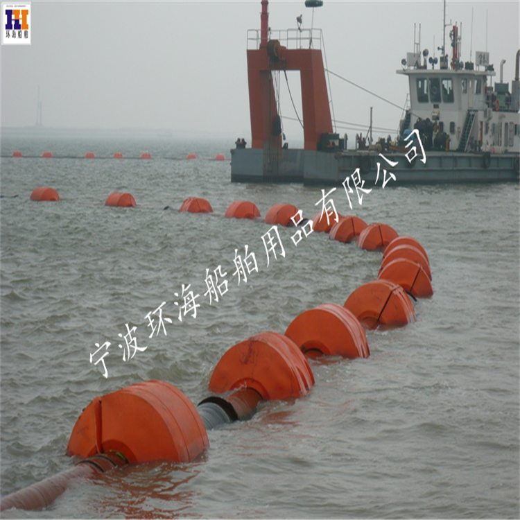 宁波市海岸抽砂管道浮漂 抽沙船管道浮体厂家