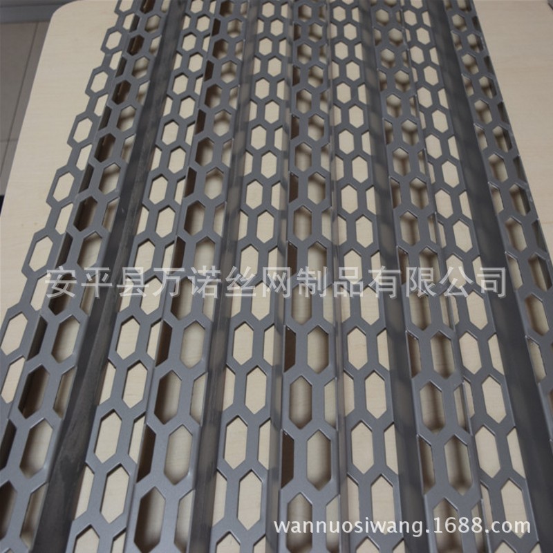 衡水市金属幕墙铝板六角多边形装饰孔板厂家