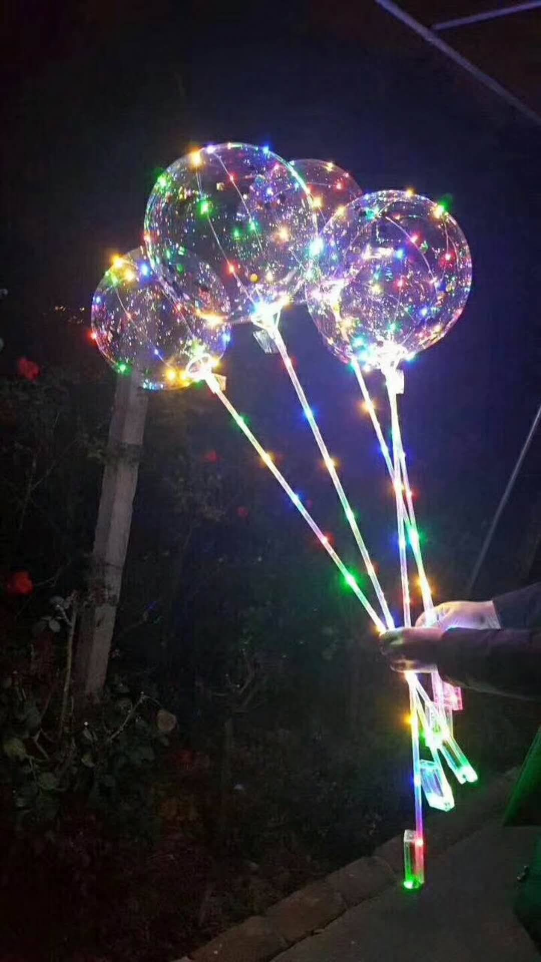郑州市波波球厂家发光波波球闪光气球氦气氢气波波球
