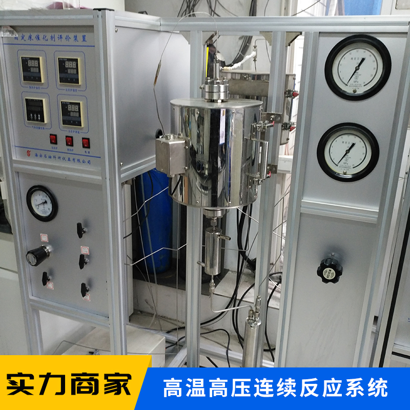 高温高压连续反应系统 石墨密封上下法兰式管式反应器 连续反应系统图片