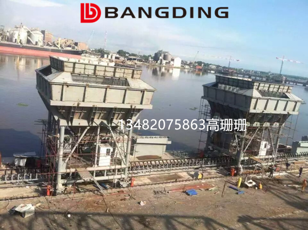 上海邦鼎BANGDING移动除尘漏斗 工业码头散货料斗厂家