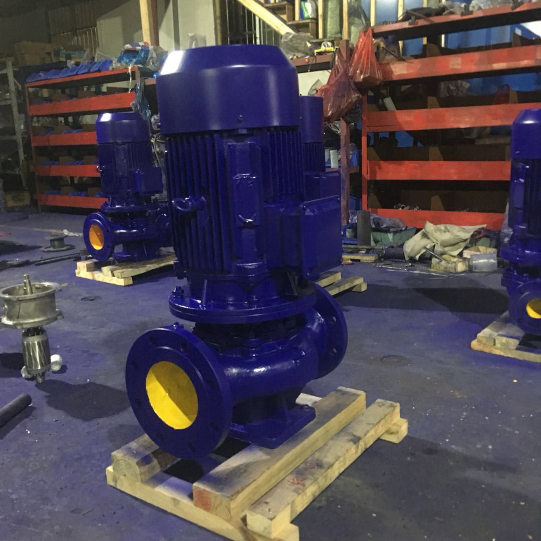 厂家直销上海文都ISG100-125A管道离心泵耐腐蚀化工泵防爆油泵