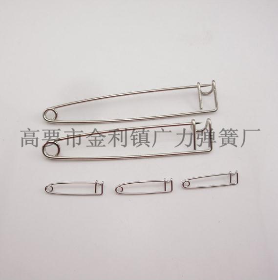 肇庆市环型别针扣针厂家订做 漂亮 时尚 彩色金属环型别针扣针 多用途 广力弹簧厂