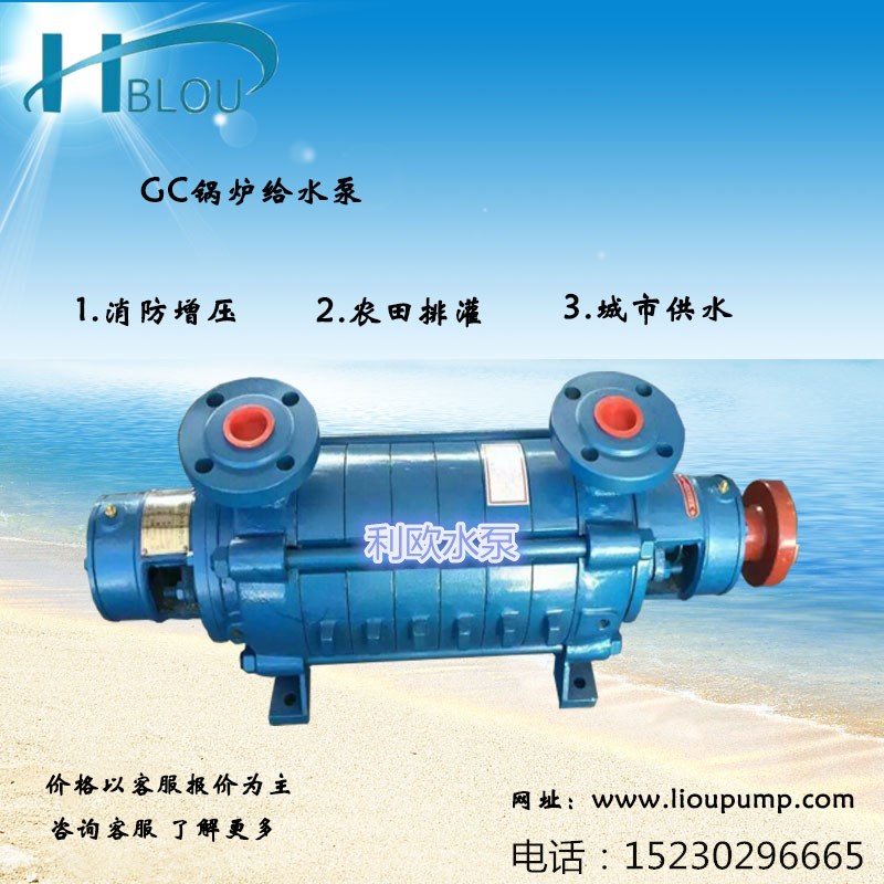 卧式锅炉给水泵2GC-5*5供水泵增压泵清水泵