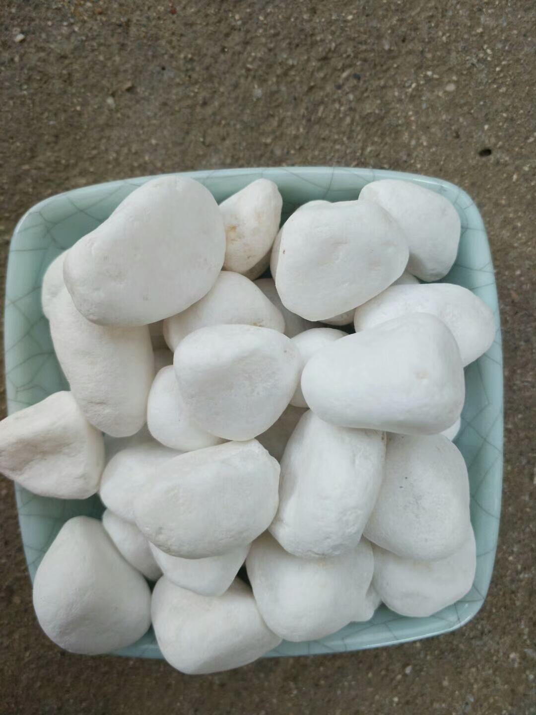 白色鹅卵石，机制鹅卵石，鹅卵石价格