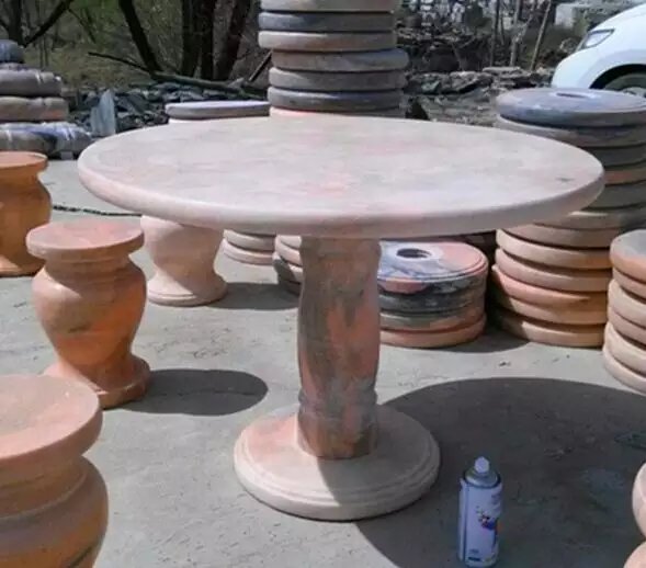 石雕桌子-大理石石雕圆桌-石桌石凳 石墩 各种石材造型桌子加工批发厂家