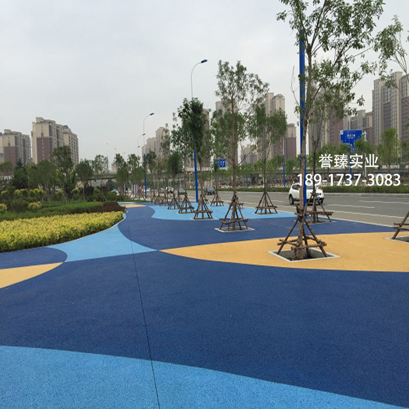 上海市宝山彩色透水混凝土厂家宝山彩色透水混凝土施工承建多少钱，胶凝剂材料厂家长期供应