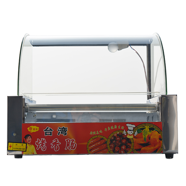 商用休闲食品加工设备山西百盛7轴全自动烤肠机图片