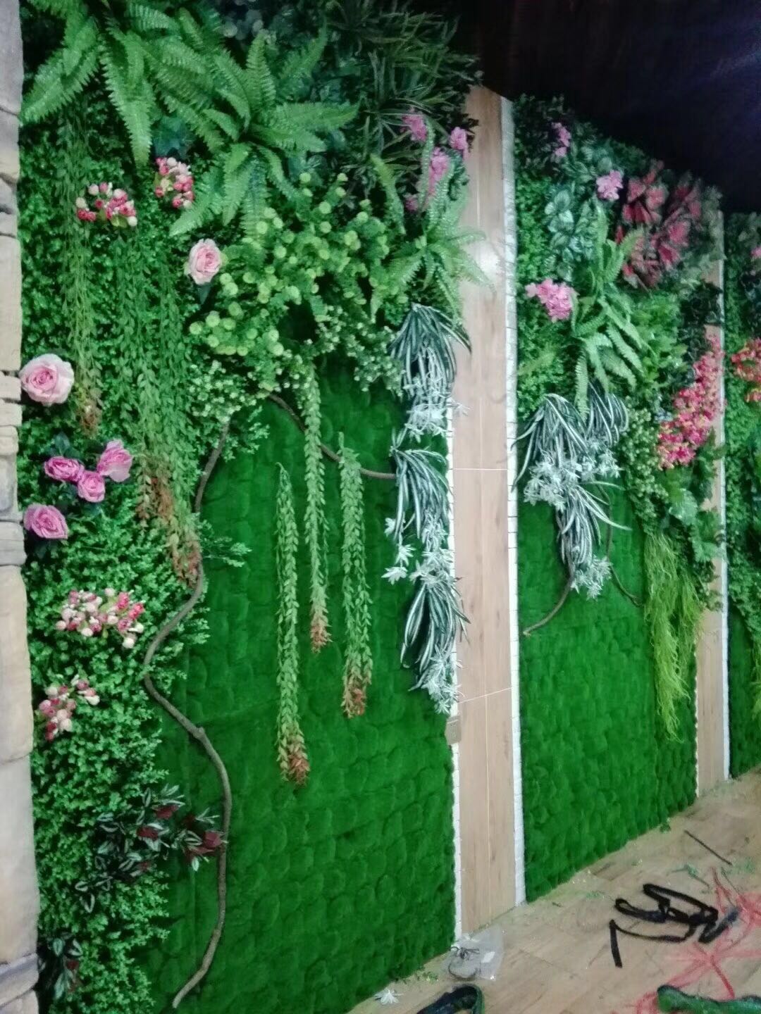 仿真绿植墙植物墙定做，绿植墙批发厂家直销 仿真绿植墙植物墙仿真绿植墙仿真花
