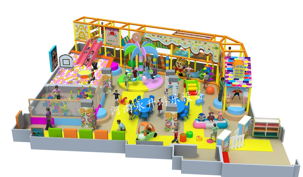 淘气堡 室内儿童乐园设计安装厂家 新款儿童游乐场