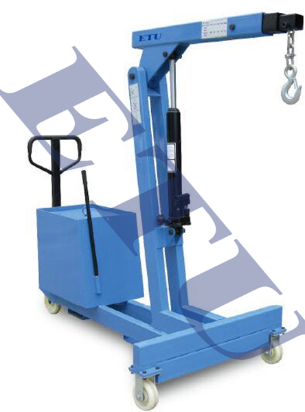 ETU/易梯优 工厂直销平衡重式单臂吊 TMC550型 平衡式移动吊车 配重式单臂吊 单臂小吊车图片
