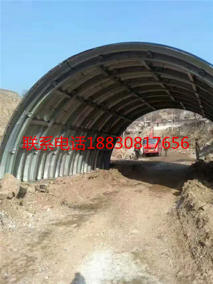 新疆专业生产公路涵洞用钢波纹管涵 马蹄形波纹涵管