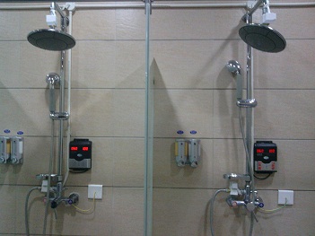 淋浴打卡机浴室刷卡节水器智能水控器