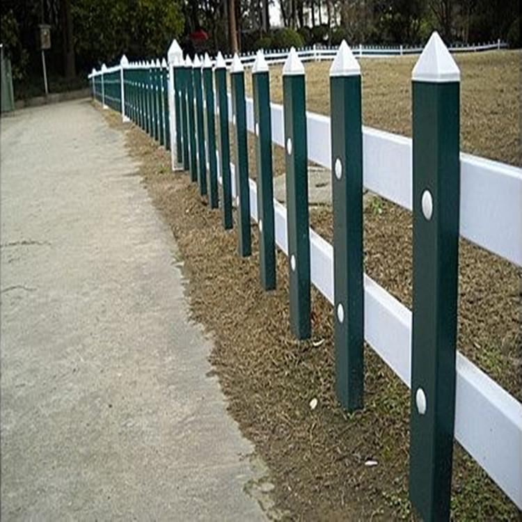 隔离带铁栅栏 焊接钢制绿化护栏  锌钢园艺草坪护栏  锌钢护栏